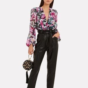 Ronny Kobo Mika Floral Bodysuit